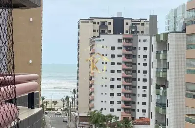 Apartamento semimobiliado de 2 quartos em aviação, praia grande, são paulo**