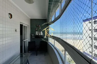 Apartamento guilhermina praia grande 2 dormitórios 1 suíte dependência com suít