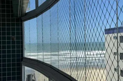 Apartamento guilhermina praia grande 3 dormitórios 1 suíte vista mar