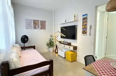 Apartamento canto do forte praia grande 1 dormitório reformado