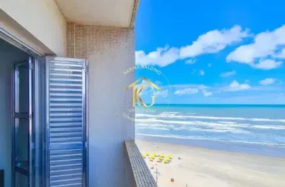 1 dormitório com suite em frente ao mar na ocian/praia grande