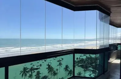 3 dormitórios sendo 1 suíte vista definitiva para o mar no Canto do Forte