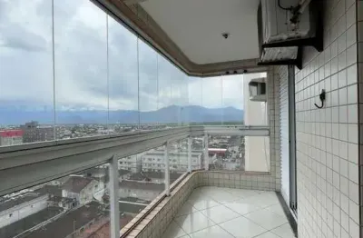 Apartamento semimobiliado de 2 quartos e 1 suíte em praia grande, são paulo**