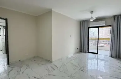 Apartamento aviação praia grande 2 dormitórios 1 suíte sacada envidraçada