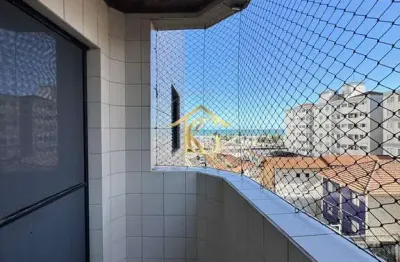 Apartamento aviação praia grande 2 dormitórios 1 suíte 2 vagas demarcadas