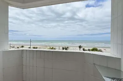 Apartamento aviação praia grande 2 dormitórios 1 banheiro pe na areia vista mar