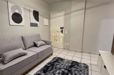 Apartamento mobiliado de 1 quarto em aviação, praia grande - sp