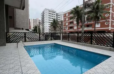 Apartamento semimobiliado de 2 quartos e 1 suíte em tupi, praia grande