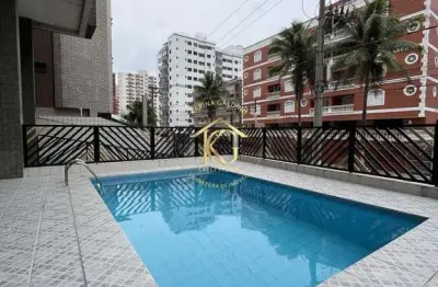 apartamento a venda 2 dormitórios 1 suíte semi-mobiliado Tupi/Praia Grande-sp