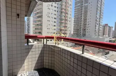 Apartamento a venda 2 Quartos 1 suite  sacada vista mar Aviação Praia Grande Sp