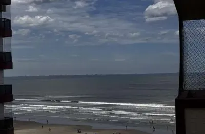 Cobertura á venda 4 dormitórios 1 suíte vista mar de todos os Comodos Ocian-PG