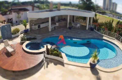 Maravilhosa mansão com 5 suítes à venda, 1600 m² de terreno - colinas - sjc /sp
