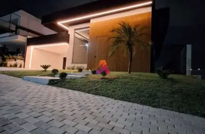 Casa térrea 3 suítes à venda, 288m² condomínio mônaco - sj campos-sp