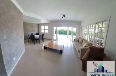 CASA 4 SUÍTES, SEMI-MOBILIADA, 345m², PISCINA, GRANJA VIANA.