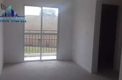 Apartamento novo, 2 dorms, 1 vaga, 48m², living com sacada.
