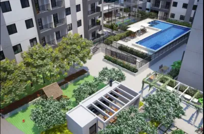 Apartamento 2 dormitórios  com varanda  lazer completo financiamento caixa  em Interlagos