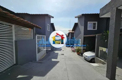 Belo sobrado em condomínio com 2 dormitórios e 1 vaga na vila joaniza!