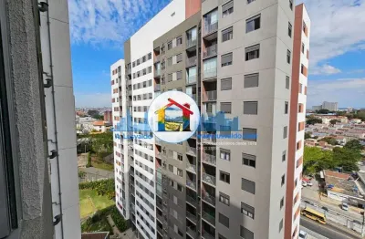 Apartamento de 46m² com 2 dormitórios, varanda e 1 vaga na vila constancia