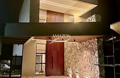 Casa em condomínio fechado com 3 quartos à venda na Rua Thales Loureiro, Ponta Negra, Manaus