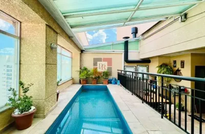 Cobertura com 4 quartos à venda na praça princesa isabel, 89, brooklin, são paulo por r$ 4.500.000