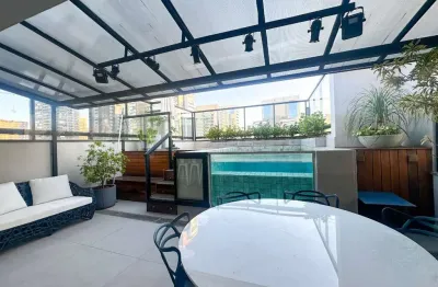 Cobertura com 2 quartos à venda na rua bacaetava, 181, brooklin, são paulo por r$ 1.970.000