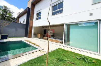 Casa em condomínio fechado com 4 quartos à venda na viconde de porto seguro, 1200, chácara flora, são paulo por r$ 4.200.000