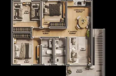 Casa com 3 quartos à venda na Amir Dos Santos Blal, 148, Jardim dos Lagos, Guaíba