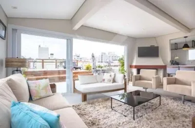 Cobertura 3 quartos, 235² privativos, com piscina, no moinhos de vento