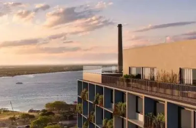 Exclusivo loft com vista para o pôr do sol do guaíba | ed. caiz downtown sunset