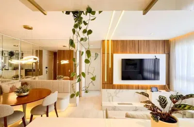 Apartamento mobiliado e equipado, andar alto, com churrasqueira – Jardim Lindóia