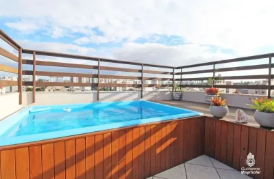 Cobertura para venda - 164.03m², 3 dormitórios, sendo 1 suites, 2 vagas - passo da areia