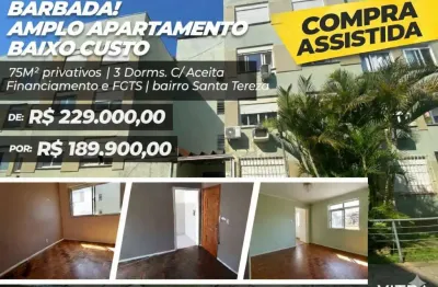 Apartamento com 3 quartos à venda na Rua Banco da Província, 221, Santa Tereza, Porto Alegre