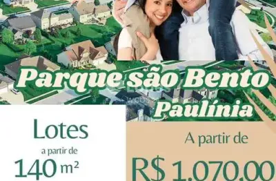 Terreno à venda no Parque da Represa, Paulínia 