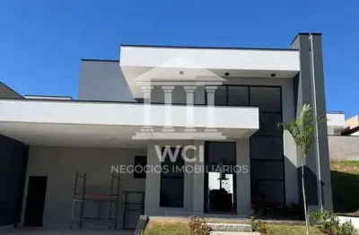 Casa térrea com 3 suítes, residencial mont’alcino – valinhos/sp