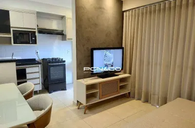 Apartamento com 1 dormitório para alugar, 45 m² por r$ 3.514,71/mês - residencial flórida - ribeirão preto/sp