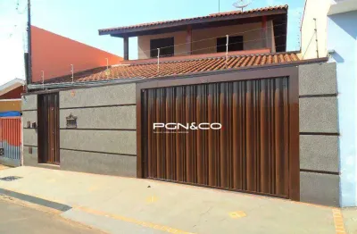 Sobrado com 3 dormitórios para alugar, 300 m² por r$ 3.500,00/mês - jardim bela vista - cravinhos/sp