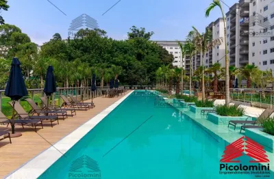 Apartamento garden a venda em santo amaro, 2 quartos, 1 suites, 2 vagas cobertas e lazer completo
