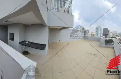 Apartamento 133 m2 garden com churrasqueira, no tatuapé, rua melo peixoto, 2 dormitórios com 1 suíte, 2 vagas, a 300 metros do metrô carrão.