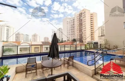 Studio alto mooca, andar alto, vista livre, com 3 quartos, sendo 1 suíte e um banheiro social, sala de estar e jantar com sacada, cozinha, com armário