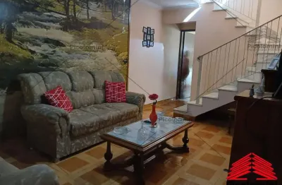 Sobrado com 3 pavimentos 182m² - jardim guairaca, 3 quartos, copa, cozinha, churrasqueira,2 vagas cobertas, próximo à estação monotrilho camilo haddad
