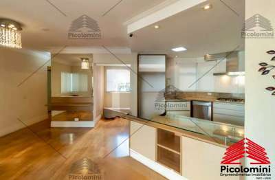 Apartamento à venda, tatuapé,105 m²,02 quartos, 01 suíte com closet, sala 02 ambientes, ampla sacada,lavabo, cozinha americana,área de serviço,3 vagas