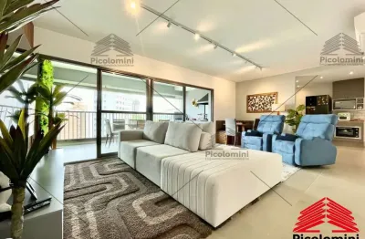 Apartamento novo e mobiliado, Raizes Premium Mooca com 139m2, Alto da Mooca, 3 suítes, varanda gourmet, ar condicionado 2 vagas de garagem