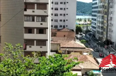 Apartamento à venda em josé menino, santos, 1 quarto, 1 sala, 1 banheiro, 1 vaga de garagem, 45,00 m² de área.