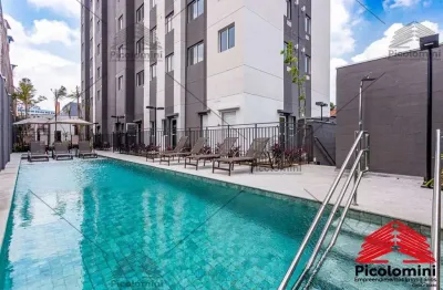Apartamento para locação no belenzinho próximo ao metrô com 1 quarto, 1 sala com cozinha, 1 banheiro, 25m² de área. piscina, academia, mercado e mais