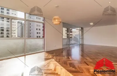 Impecável apartamento de 3 quartos e 2 suítes em higienópolis, são paulo: 233,35 m², 3 salas, 4 banheiros e 1 vaga de garagem.