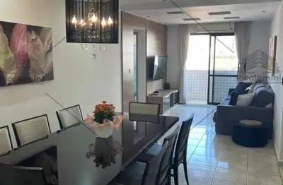 Apartamento à venda na guilhermina, praia grande-sp à um quadra da praia, 3 quartos, 1 suíte, sala 2 ambientes com sacada, 2 banheiros, 110m², 1 vaga