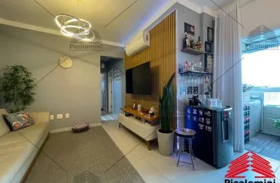 Apartamento vista mar com varanda gourmet próximo ao ilha porchat