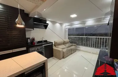 Apartamento à venda Ponte Rasa: 2 quartos, sala 2 ambientes com sacada, ar condicionado, 1 banheiro, 1 vaga, 58 m² de área. piscina, academia e mais