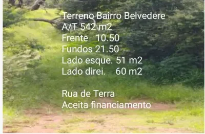 Terreno à venda em atibaia-sp: 542m² no belvedere, oportunidade única!