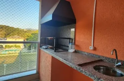 Locação de apartamento de 2 quartos na estância lynce, atibaia-sp: 68m², 2 salas e 1 vaga!